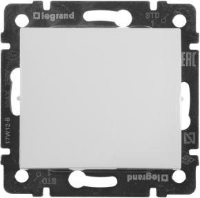 Кнопка 10A 230В Legrand Valena (белая) Кнопка 10A 230В Legrand Valena (белая)