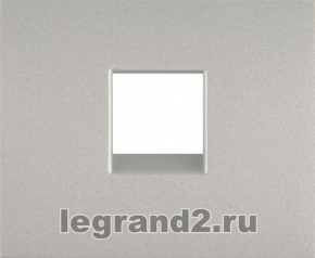 Лицевая панель Galea Life для телефонной розетки RJ11 и RJ ISDN, алюминий Лицевая панель Galea Life для телефонной розетки RJ11 и RJ ISDN, алюминий