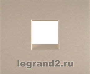 Лицевая панель Galea Life для телефонной розетки RJ11 и RJ ISDN, титан Лицевая панель Galea Life для телефонной розетки RJ11 и RJ ISDN, титан