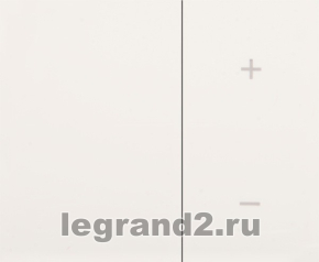 Лицевая панель для кнопочного светорегулятора Legrand (перламутр) Лицевая панель для кнопочного светорегулятора Legrand (перламутр)