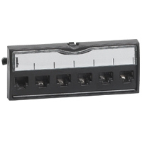 Вставка для патч-панелей 6 коннекторов RJ 45 - категория 6 - FTP - 19''- LCS2 Вставка для патч-панелей 6 коннекторов RJ 45 - категория 6 - FTP - 19''- LCS2