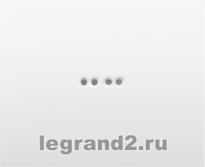 Клавиша Galea Life для выключателя одноклавишного с подсветкой, белая Клавиша Galea Life для выключателя одноклавишного с подсветкой, белая