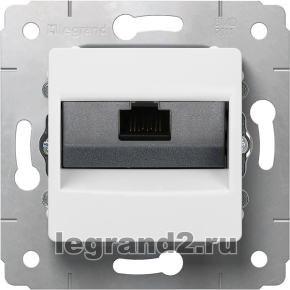 Розетка RJ45 Кат.5e UTP Legrand Cariva (белая) Розетка RJ45 Кат.5e UTP Legrand Cariva (белая)