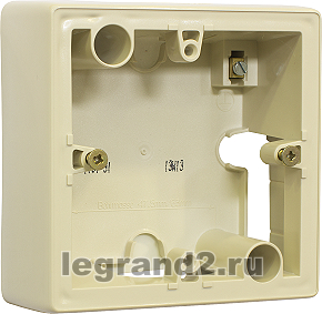 Коробка Legrand Valena для накладного монтажа 1 пост (слоновая кость) Коробка Legrand Valena для накладного монтажа 1 пост (слоновая кость)