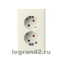 Anam Legrand 70W/Selix/Zunis Беж Розетка 2-ая с/з под углом 45 град (широкий суппорт) Anam Legrand 70W/Selix/Zunis Беж Розетка 2-ая с/з под углом 45 град (широкий суппорт)