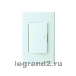 Anam Legrand Zunis Белый Переключатель 1-клавишный с подсветкой Anam Legrand Zunis Белый Переключатель 1-клавишный с подсветкой