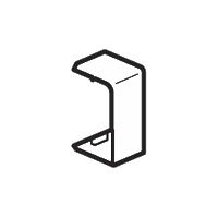 Накладка на стык 40x40 мм (белый) Накладка на стык 40x40 мм (белый)