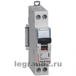 Автоматический выключатель DX3 1 фаза 13A 1М (Тип C) 6 kA Автоматический выключатель DX3 1 фаза 13A 1М (Тип C) 6 kA
