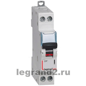 Авт.выкл.DX3 1п+N С2А 6kA/10кА Авт.выкл.DX3 1п+N С2А 6kA/10кА