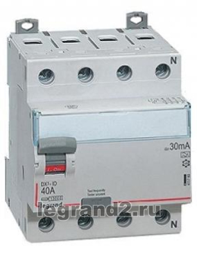 ВДТ DX3 4П 100А A 30мА N справ ВДТ DX3 4П 100А A 30мА N справ