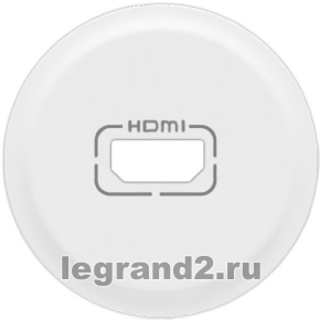 Лицевая панель Celiane для розетки аудио/видео HDMI, белая Лицевая панель Celiane для розетки аудио/видео HDMI, белая