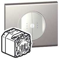 Двухклавишный выключатель Legrand Celiane My Home PLC/ИК 2х1000Вт с подсветкой Двухклавишный выключатель Legrand Celiane My Home PLC/ИК 2х1000Вт с подсветкой