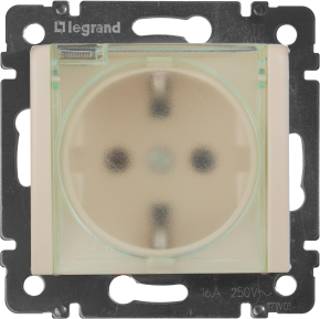 Розетка Legrand Valena влагозащищенная IP44 с заземлением с крышкой и защитными шторками (слоновая кость) Розетка Legrand Valena влагозащищенная IP44 с заземлением с крышкой и защитными шторками (слоновая кость)