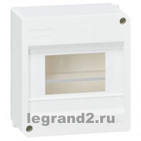 Щиток накладной Mini S - 6 модулей - белый RAL 9010 Щиток накладной Mini S - 6 модулей - белый RAL 9010