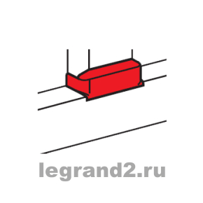 Отвод плоский для перехода на кабель-канал DLP Отвод плоский для перехода на кабель-канал DLP
