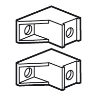 Суппорт для клеммников IP 2X (2) - для шкафов XL3 160 Суппорт для клеммников IP 2X (2) - для шкафов XL3 160