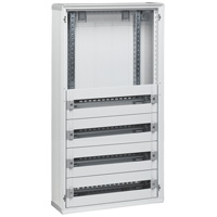Распределительный шкаф с пластиковым корпусом XL3 160 - для мод. оборудования с дополнительным пространством - 4 рейки Распределительный шкаф с пластиковым корпусом XL3 160 - для мод. оборудования с дополнительным пространством - 4 рейки