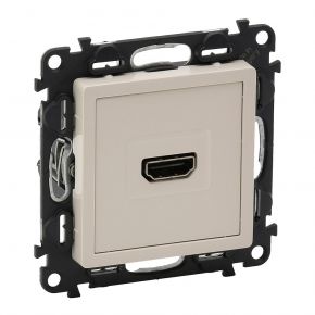 Розетка для аудио/видео устройств HDMI Тип А Valena Life (слоновая кость) Розетка для аудио/видео устройств HDMI Тип А Valena Life (слоновая кость)