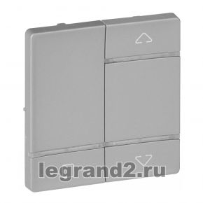 Valena LIFE MyHome Play Zigbee. Лицевая панель для радиоприемного выключателя,для приводов жалюзи/рольставень.Алюминий Valena LIFE MyHome Play Zigbee. Лицевая панель для радиоприемного выключателя,для приводов жалюзи/рольставень.Алюминий