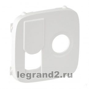 Valena ALLURE.Лицевая панель розетки TV-RJ45.Белая Valena ALLURE.Лицевая панель розетки TV-RJ45.Белая
