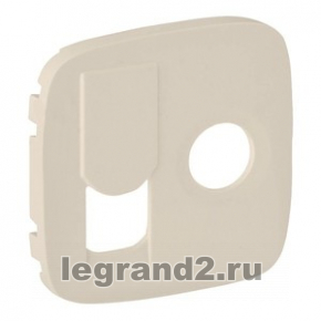 Valena ALLURE.Лицевая панель розетки TV-RJ45.Слоновая кость Valena ALLURE.Лицевая панель розетки TV-RJ45.Слоновая кость