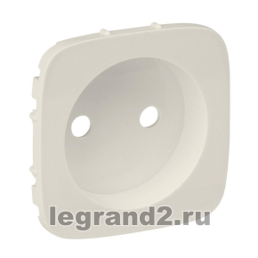 Valena ALLURE. Лицевая панель силовой розетки 2К. Слоновая кость Valena ALLURE. Лицевая панель силовой розетки 2К. Слоновая кость