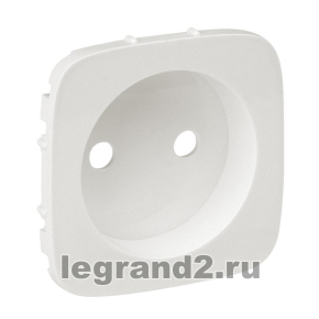 Valena ALLURE. Лицевая панель силовой розетки 2К. Жемчуг Valena ALLURE. Лицевая панель силовой розетки 2К. Жемчуг