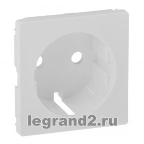Лицевая панель для силовой розетки 2К+З с зажимами 6кв мм Valena Life (белая) Лицевая панель для силовой розетки 2К+З с зажимами 6кв мм Valena Life (белая)
