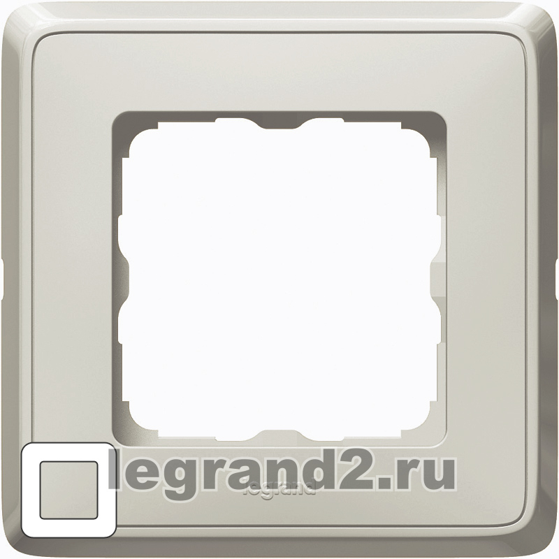 Рамки Cariva на 1 пост (песок) Рамки Cariva на 1 пост (песок)