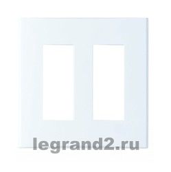 Anam Legrand Zunis Рамка двойная, 6 модулей (белый) Anam Legrand Zunis Рамка двойная, 6 модулей (белый)