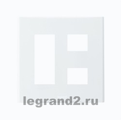Anam Legrand Zunis Рамка двойная, 5 модулей (белый) Anam Legrand Zunis Рамка двойная, 5 модулей (белый)