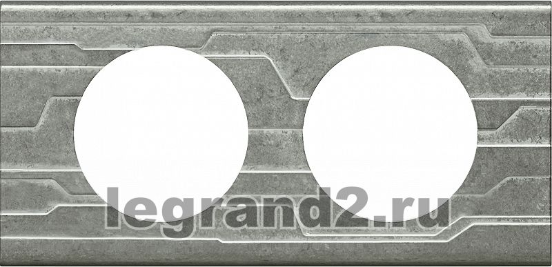 Рамка двухместная Legrand Celiane (техно) Рамка двухместная Legrand Celiane (техно)