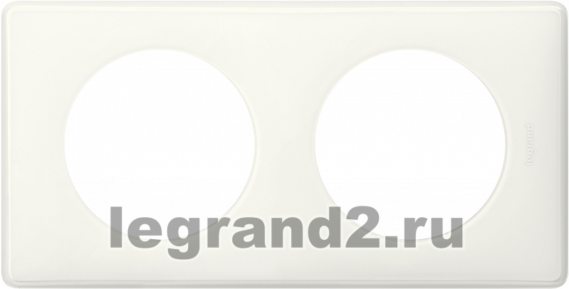 Рамка двухместная Legrand Celiane (белый глянец) Рамка двухместная Legrand Celiane (белый глянец)
