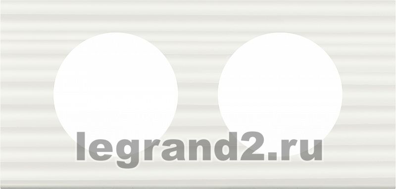 Рамка двухместная Legrand Celiane (белый рельеф) Рамка двухместная Legrand Celiane (белый рельеф)