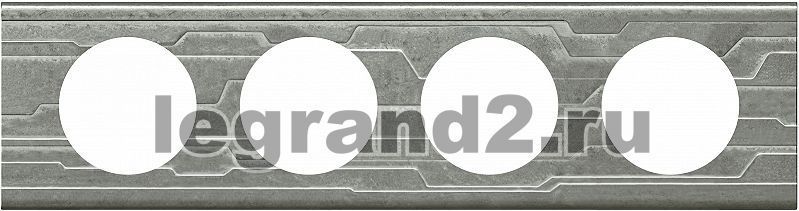CLN2 Рамка четырехместная Legrand Celiane (техно) CLN2 Рамка четырехместная Legrand Celiane (техно)