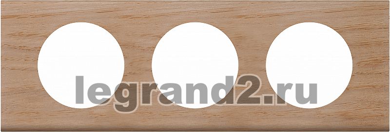 CLN2 Рамка трехместная Legrand Celiane (беленый дуб) CLN2 Рамка трехместная Legrand Celiane (беленый дуб)