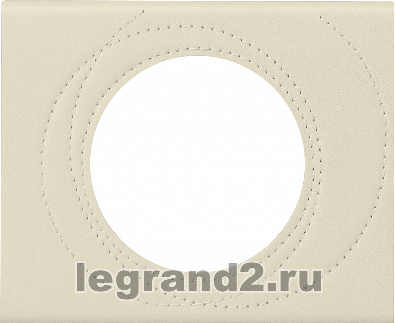 CLN2 Рамка одноместная Legrand Celiane (кожа макиато) CLN2 Рамка одноместная Legrand Celiane (кожа макиато)
