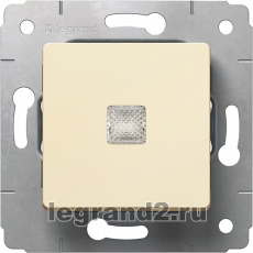 Выключатель с подсветкой 10A Legrand Cariva (слоновая кость) Выключатель с подсветкой 10A Legrand Cariva (слоновая кость)
