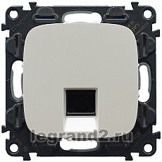 Розетка RJ45 Кат.6 UTP Valena Allure (жемчуг) Розетка RJ45 Кат.6 UTP Valena Allure (жемчуг)