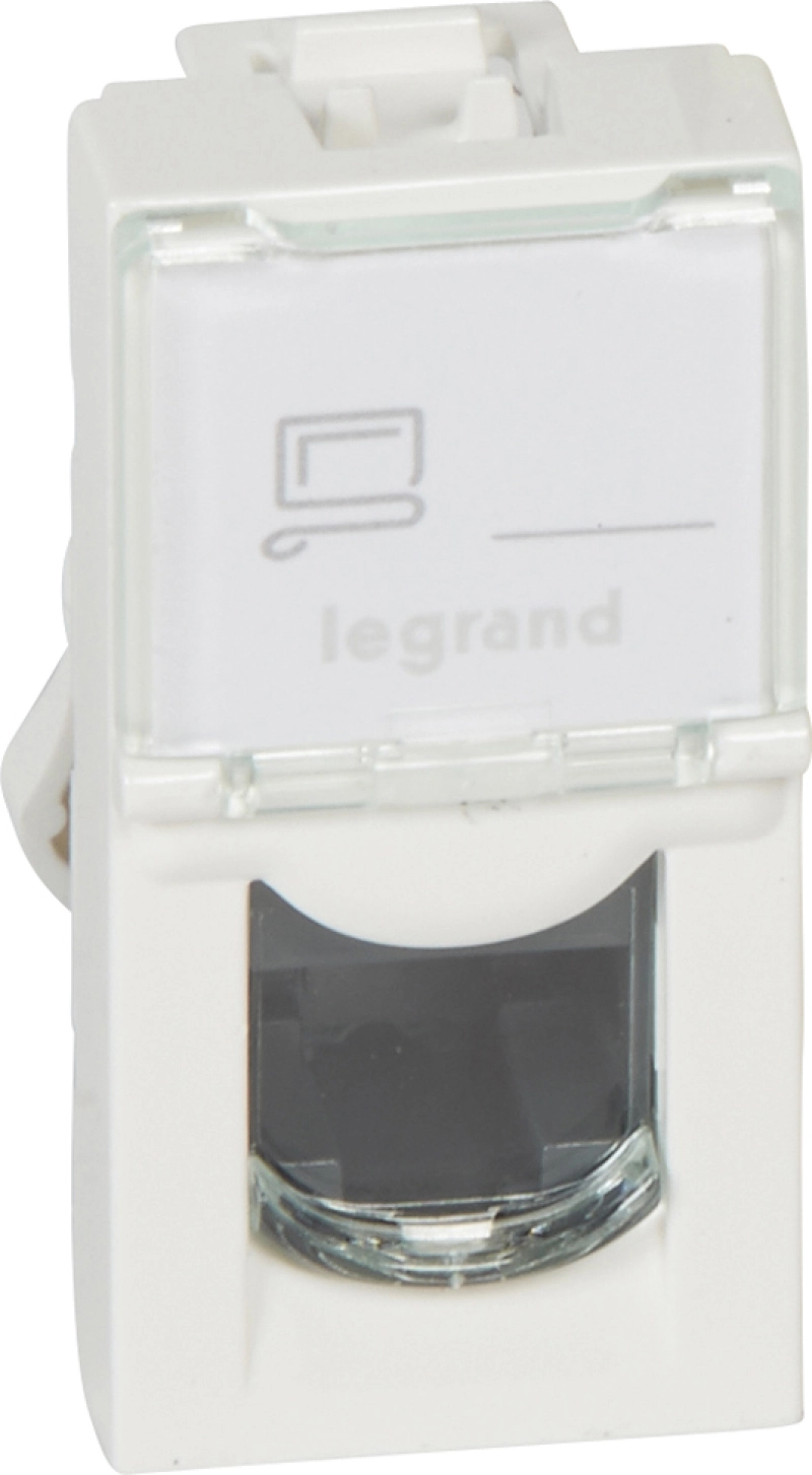 Розетка компьютерная Mosaic RJ45 (Кат.5е UTP) 1 модуль Розетка компьютерная Mosaic RJ45 (Кат.5е UTP) 1 модуль