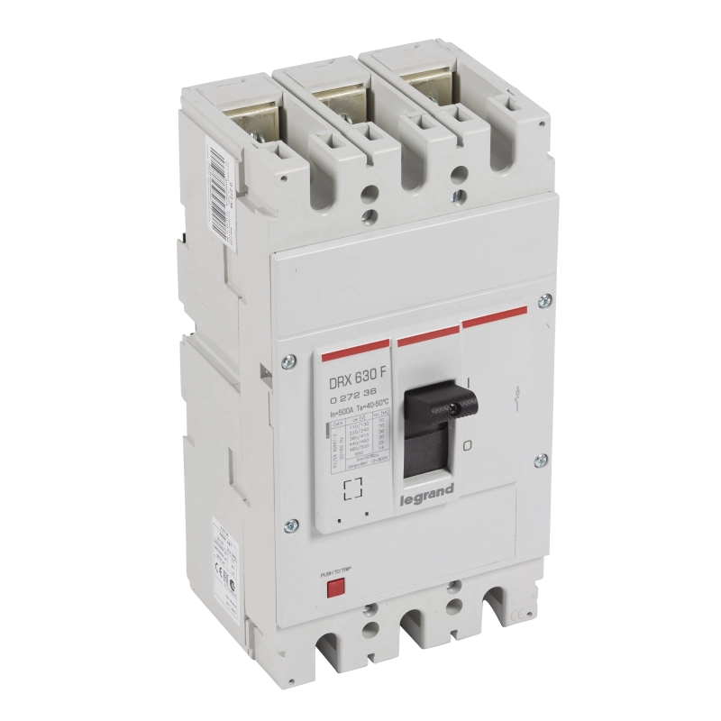 DRX630 термомагнитный 500A 3П 36кА DRX630 термомагнитный 500A 3П 36кА