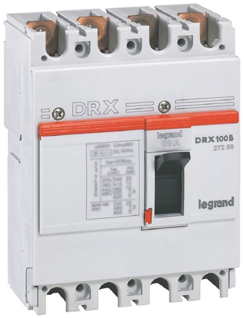 DRX125 MT 80A 4П 20KA DRX125 MT 80A 4П 20KA