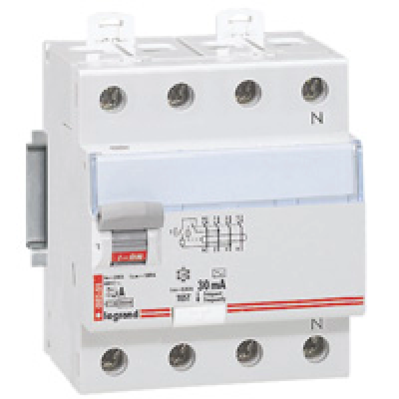 Устройство защитного отключения (УЗО/ВДТ) Legrand DX - 4P - 80A - AC - 30mA Устройство защитного отключения (УЗО/ВДТ) Legrand DX - 4P - 80A - AC - 30mA