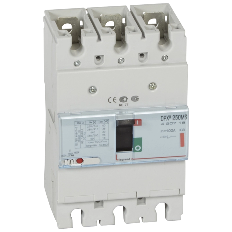 DPX? 250ER - МОТОР 3P 100A 36kA DPX? 250ER - МОТОР 3P 100A 36kA
