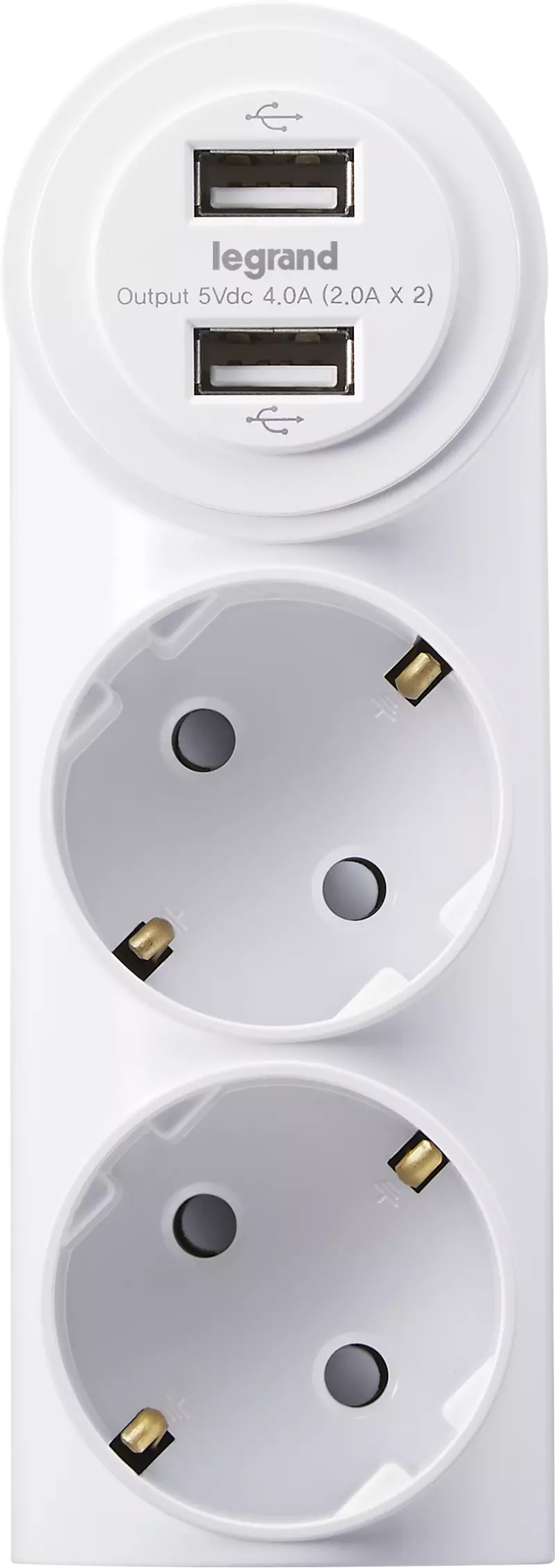 Anam Legrand e-Fren USB  2 + 2 , DC 5V 4000mA, 16A 250V