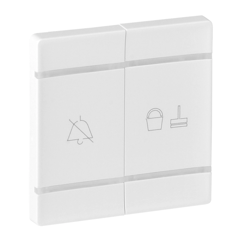 Valena LIFE MyHome.Лицевая панель двойная для механизмов BUS/SCS.С символами Valena LIFE MyHome.Лицевая панель двойная для механизмов BUS/SCS.С символами