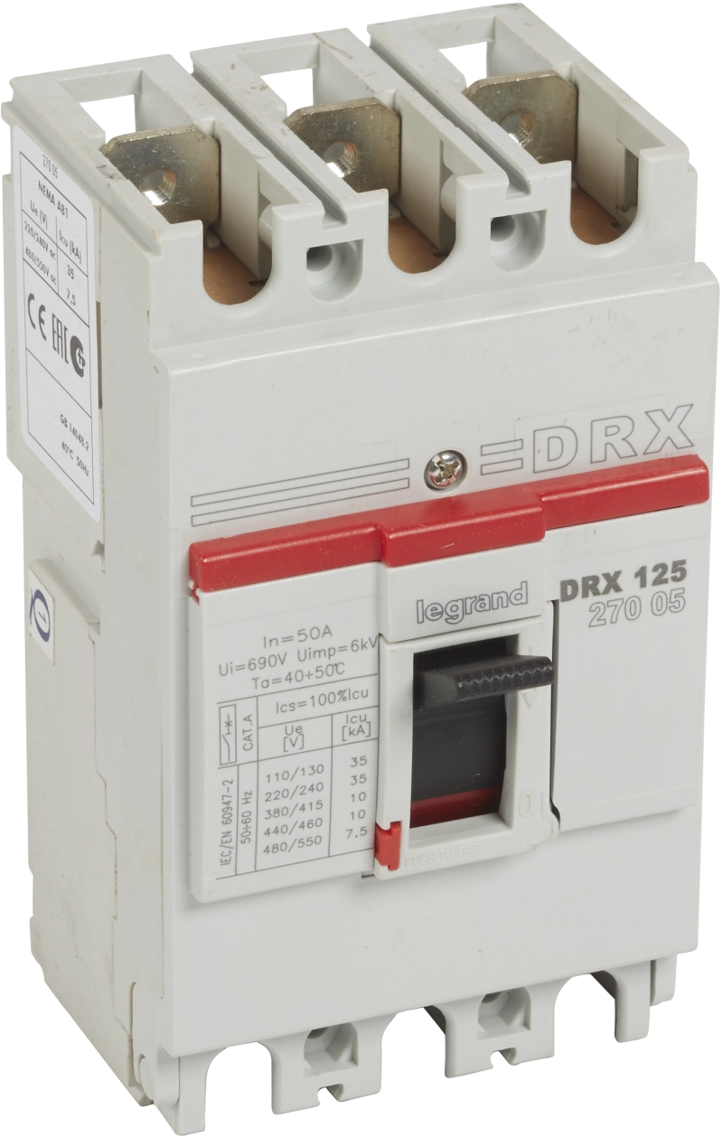 DRX125 MT 50A 3П 10KA DRX125 MT 50A 3П 10KA