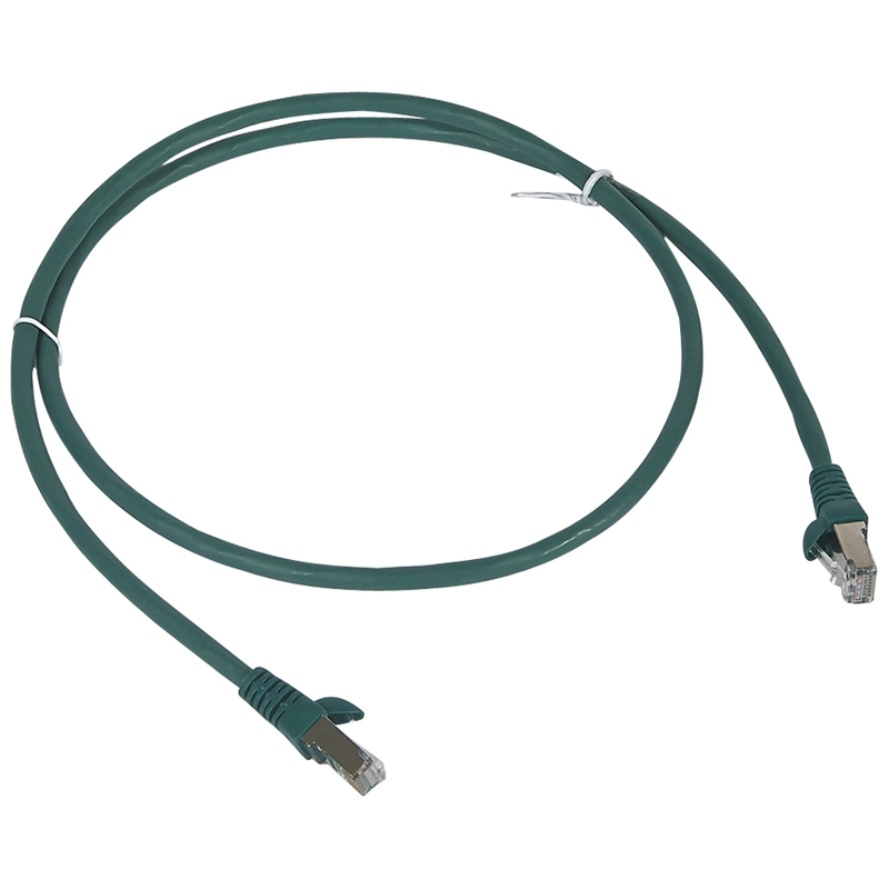 Коммутационный шнур RJ 45 - категория 6 - F/UTP - LSZH - экранированный - 2 м - зеленый Коммутационный шнур RJ 45 - категория 6 - F/UTP - LSZH - экранированный - 2 м - зеленый