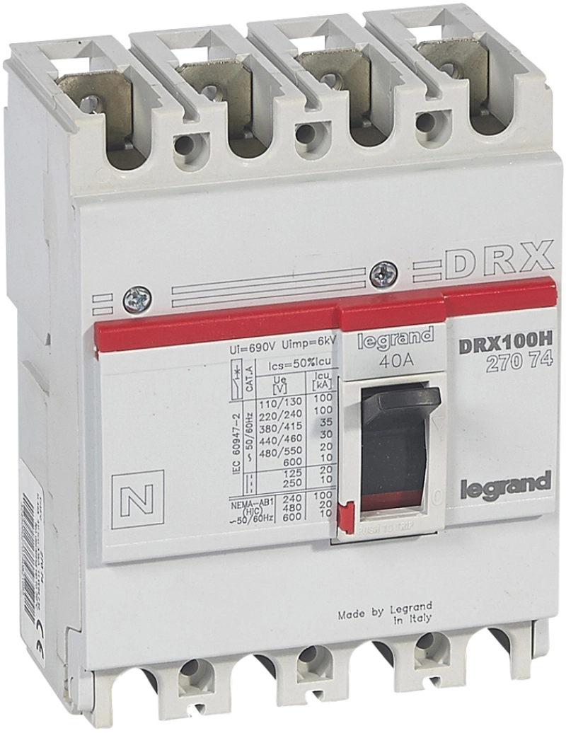 DRX125 MT 40A 4П 36KA DRX125 MT 40A 4П 36KA