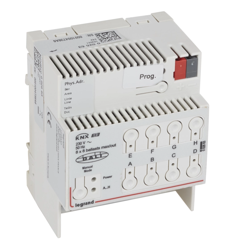 KNX DALI интерфейс 8вых. KNX DALI интерфейс 8вых.